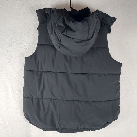 French Connection Puffer Vest Small Hooded Outerwear, Insulated Quilted - Picture 2 of 8